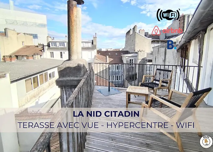 Le Nid Citadin - Ultra Calme - Terrasse Avec Vue